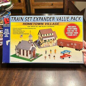 Life-Like Trains Hometown Village Train Set Expander Value Pack